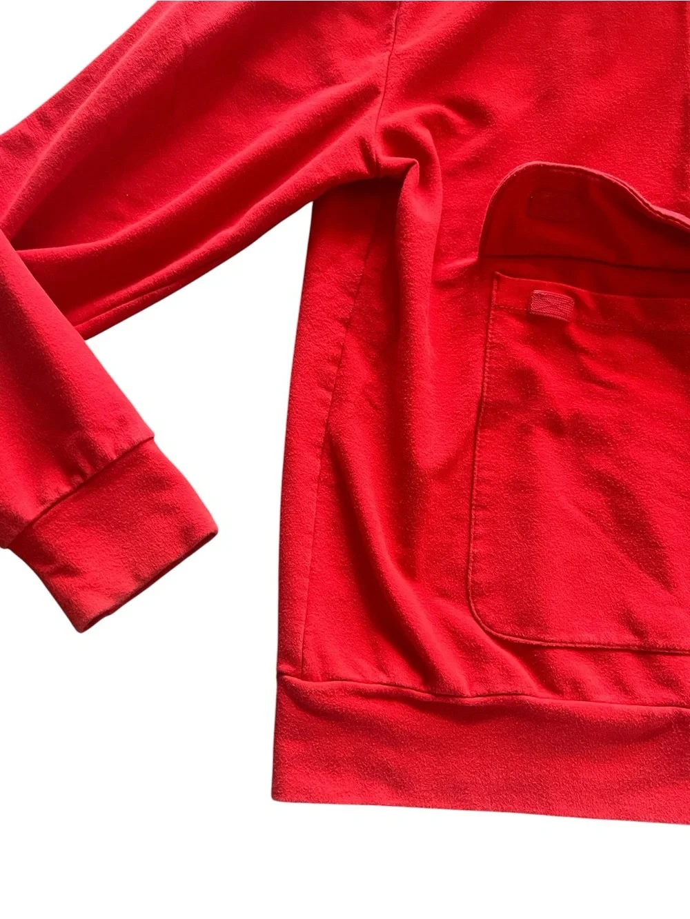 Reebok Boys Large 10/12 Red Quarter Zip Performance Hoodie